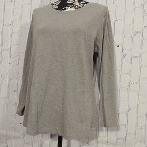 FADED Glory Gray Long Sleeve Top